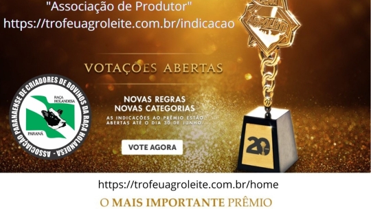 VOTE NA APCBRH NO TROFÉU AGROLEITE 2022 - CATEGORIA ASSOCIAÇÃO DE PRODUTOR