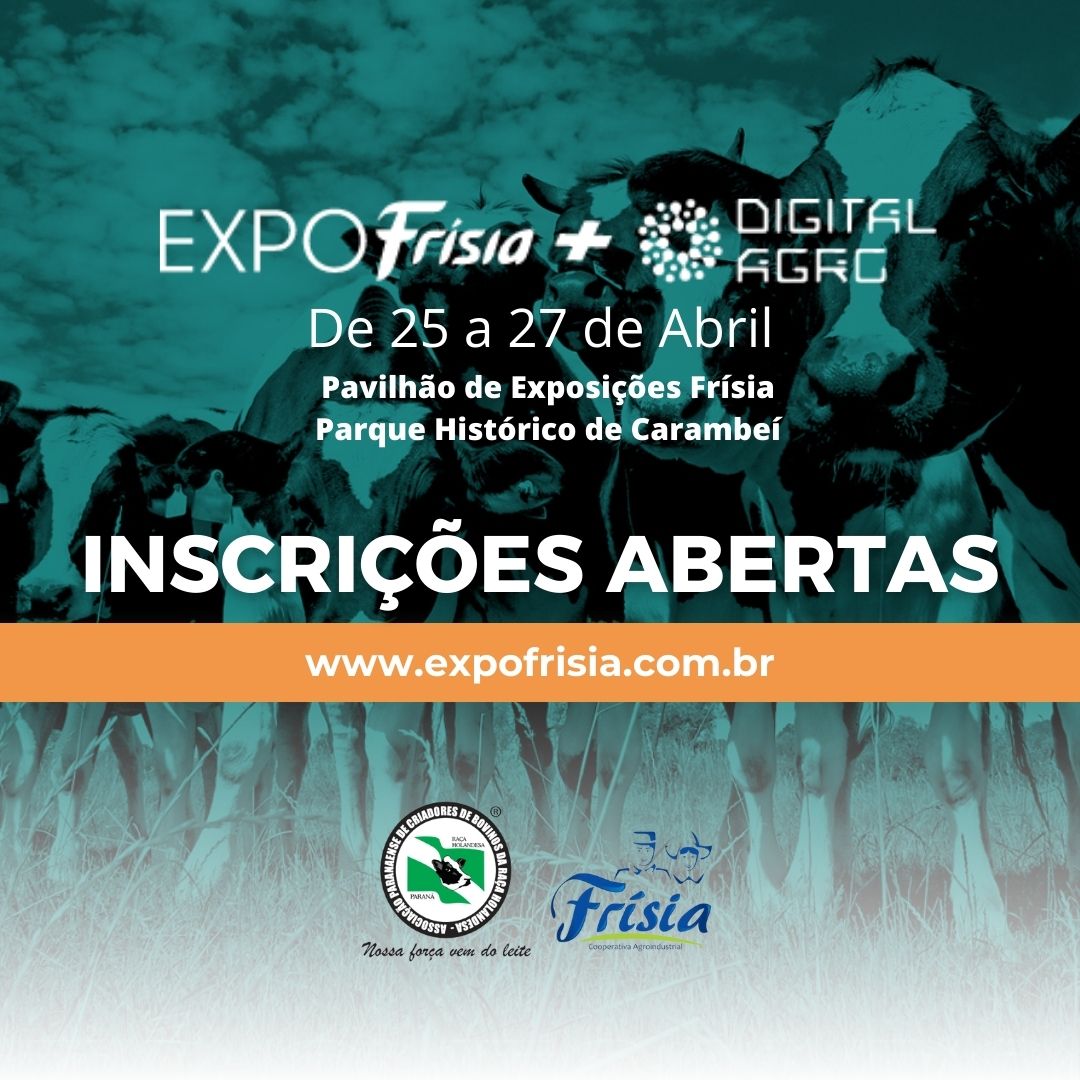 Faça a inscrição de seus animais para a  17ª edição da ExpoFrísia 2024  